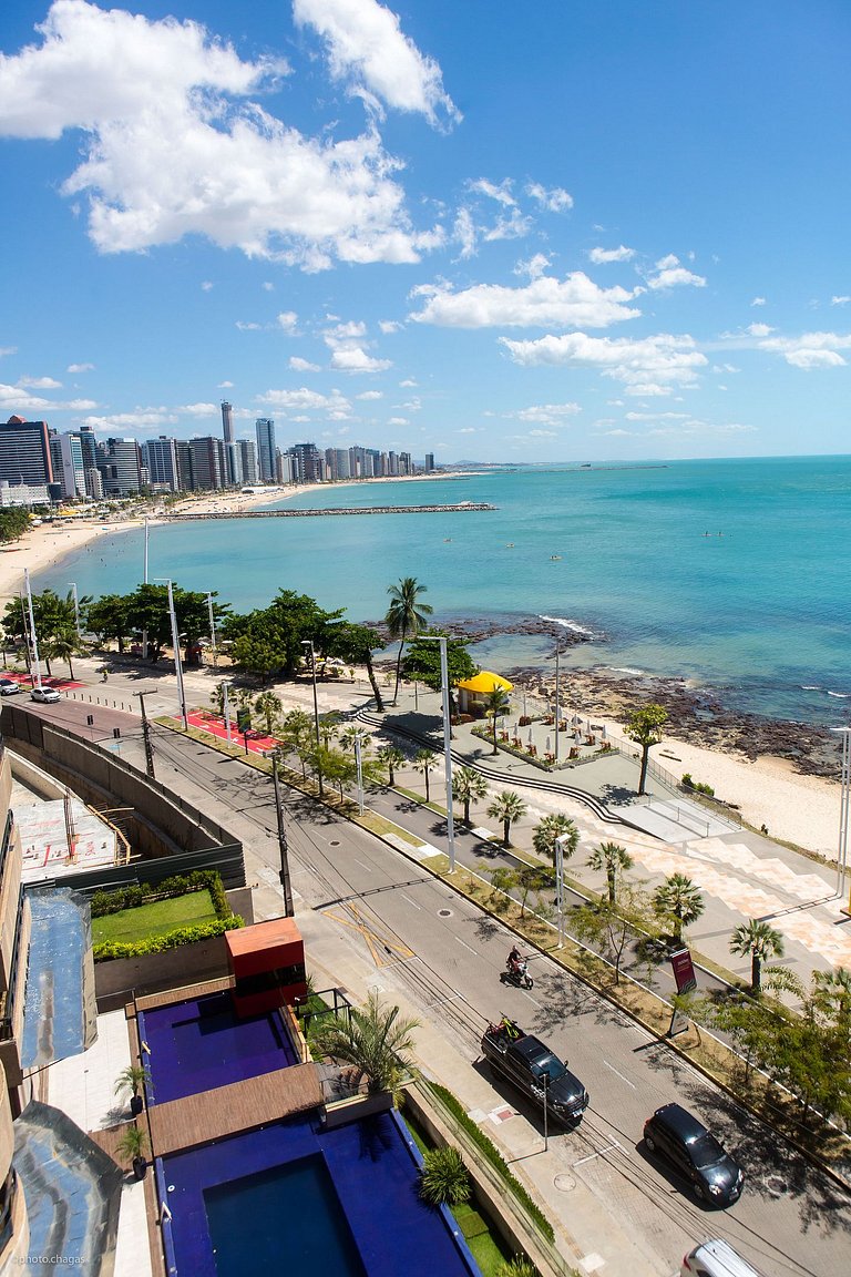 Flat Moderno e Elegante na Beira Mar de Fortaleza