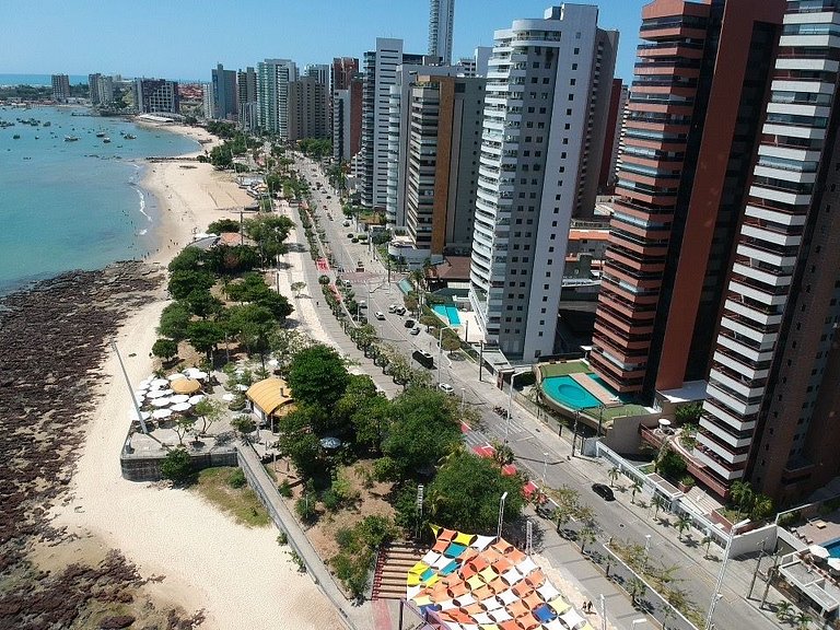 Flat Moderno e Elegante na Beira Mar de Fortaleza